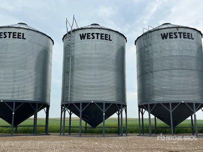 Westeel +/- 4900 bu 5 Ring Hopper Grain Bin