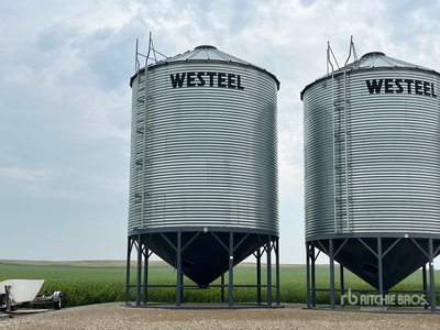 Westeel +/- 4900 bu 5 Ring Hopper Grain Bin