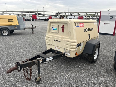 2016 Doosan P185 185 cfm Mobile Air Compressor