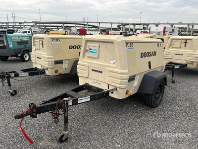 2015 Doosan P185 185 cfm Mobile Air Compressor