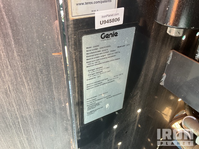 ELEVADOR TIJERA 2015 GENIE GS4390