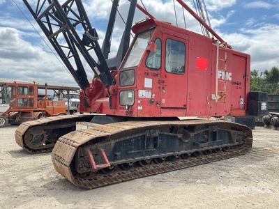 1981 Link-Belt LS-318 80 ton Dźwig gąsienicowy z wysięgnikiem kratowym