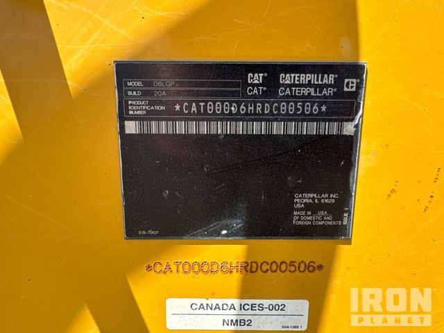 TOPADOR FRONTAL 2020 CATERPILLAR D6LGP