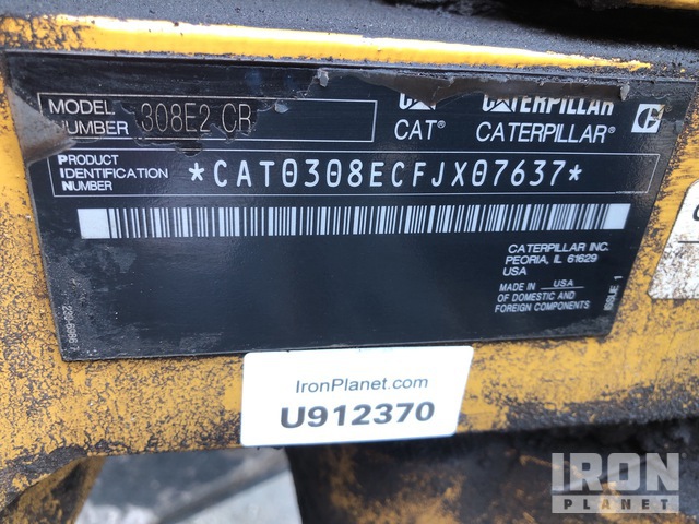 EXCAVADORA 2017 CATERPILLAR 308E2CR