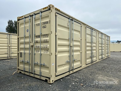 2025 40 ft High Cube Multi-Door Storage Container