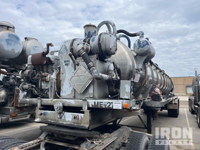 1997 Presvac Vac Tanker 5000 gal T/A Vacuum Tanker Trailer