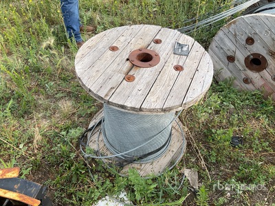 Quantity of (6) Reels of 5/16 in Galvanized Cable