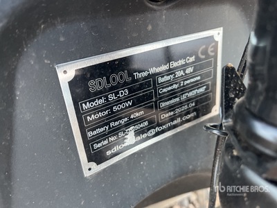 2025 SDLOOL SL-D3 Electric Three-Wheeled Scooter (Unused)