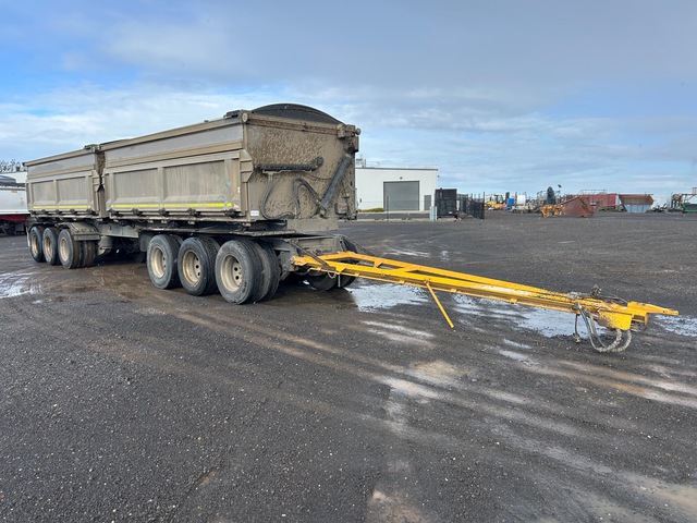 2018 Hercules 10.2 m 6/Axle Dog Side Dump Trailer