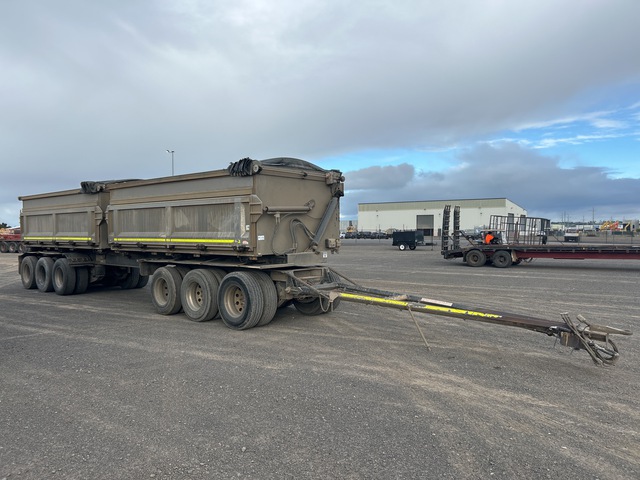 2018 Hercules 10.2 m 6/Axle Dog Side Dump Trailer