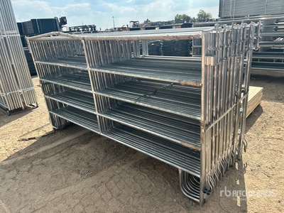 Quantity of (31) 2025 BYT GPNL96 9 ft 6 in x 5 ft Galvanized Ranch Recinto per bestiame (Unused)