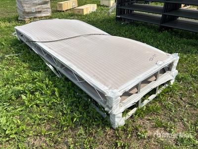 Quantity of (2) 2024 BYT BDF412 4 ft x 12 ft Aluminum Boat Dock Section Kit (Unused)