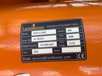 Landhonor Double Discharge Mélangeur de béton pour chargeuse à différentiel (Unused)