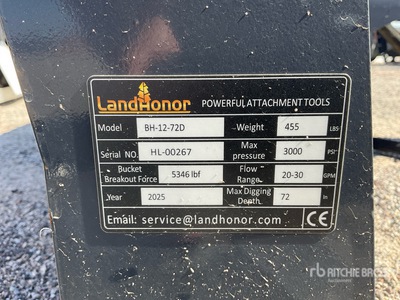 Landhonor Big Arm スキッドステアバックホー (Unused)