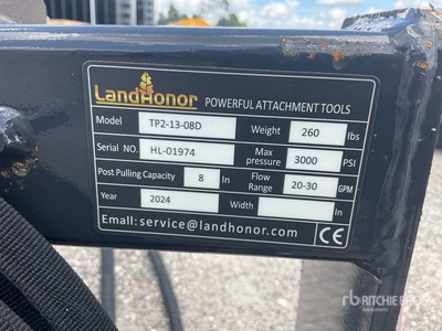 Landhonor Skid Steer Post Puller (Unused)