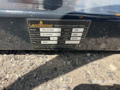 Landhonor Skid Steer Post Puller (Unused)
