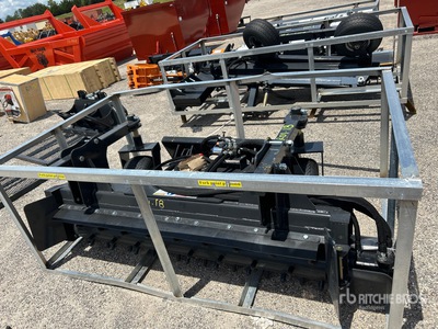 Landhonor 72 in Skid Steer Power Rake (Unused)