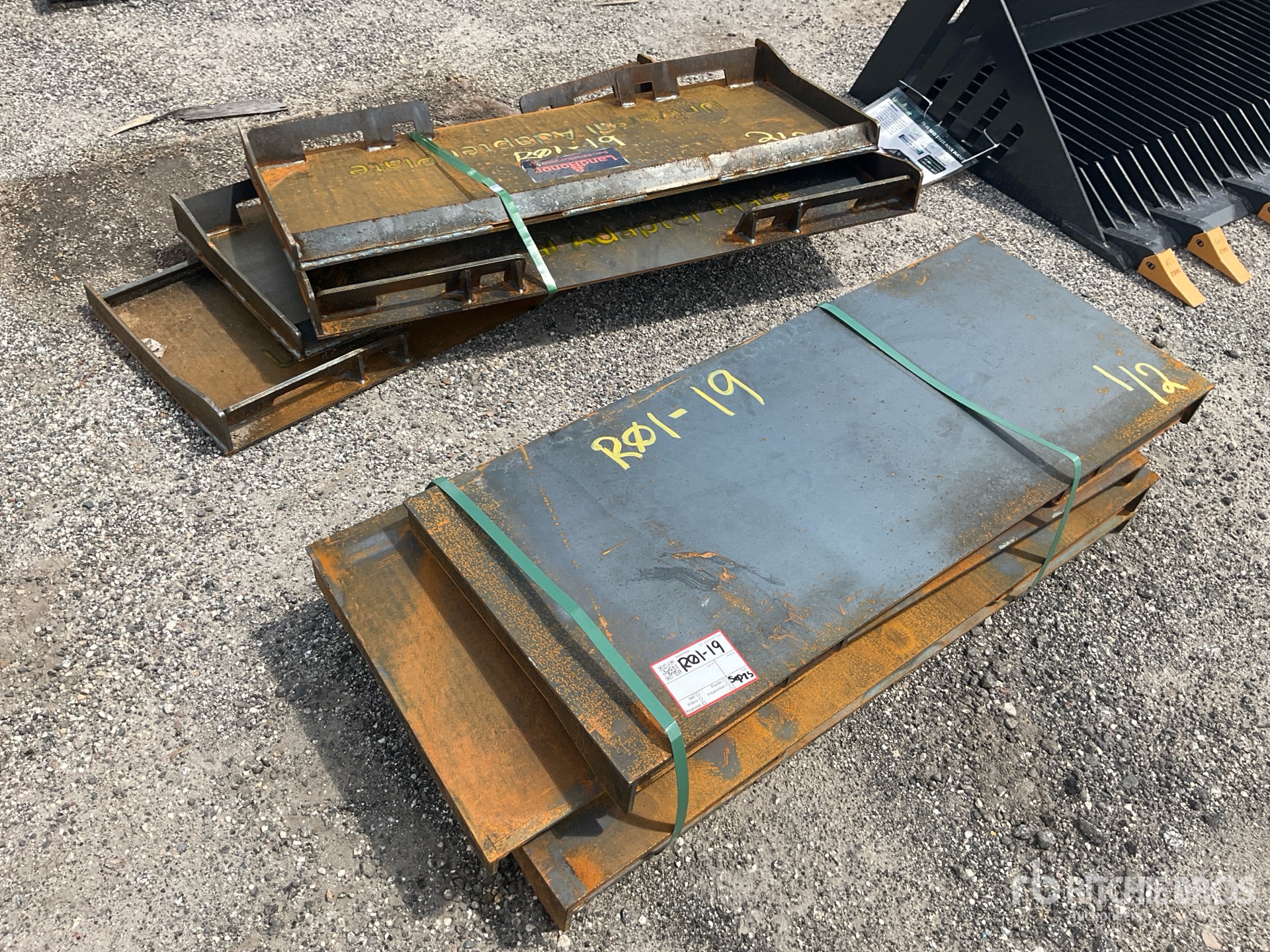 Quantity of (8) Landhonor Skid Steer Attachment Mounting Plate (Unused)