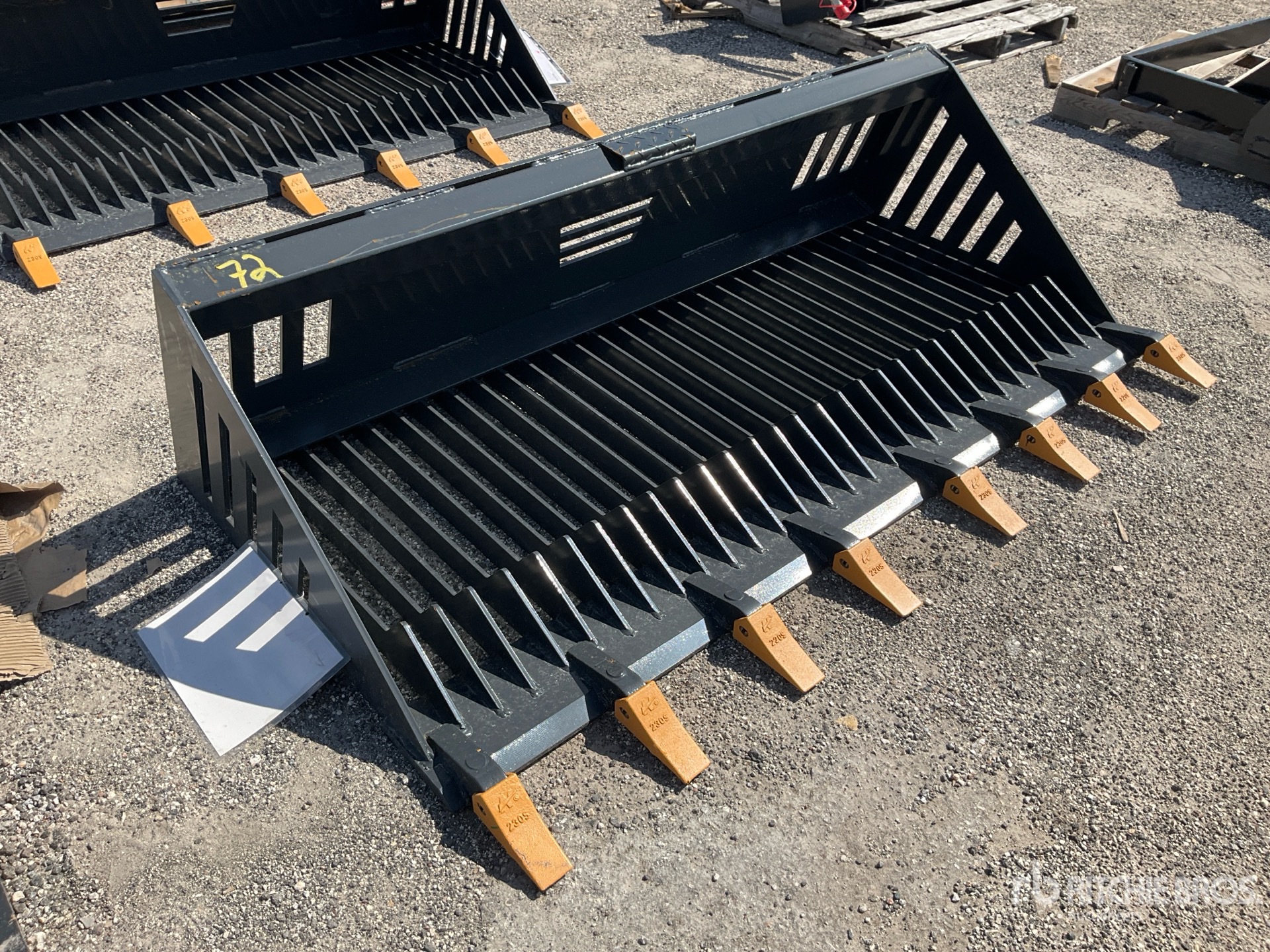 Landhonor 72 in Rock Skid Steer Bucket (Unused)