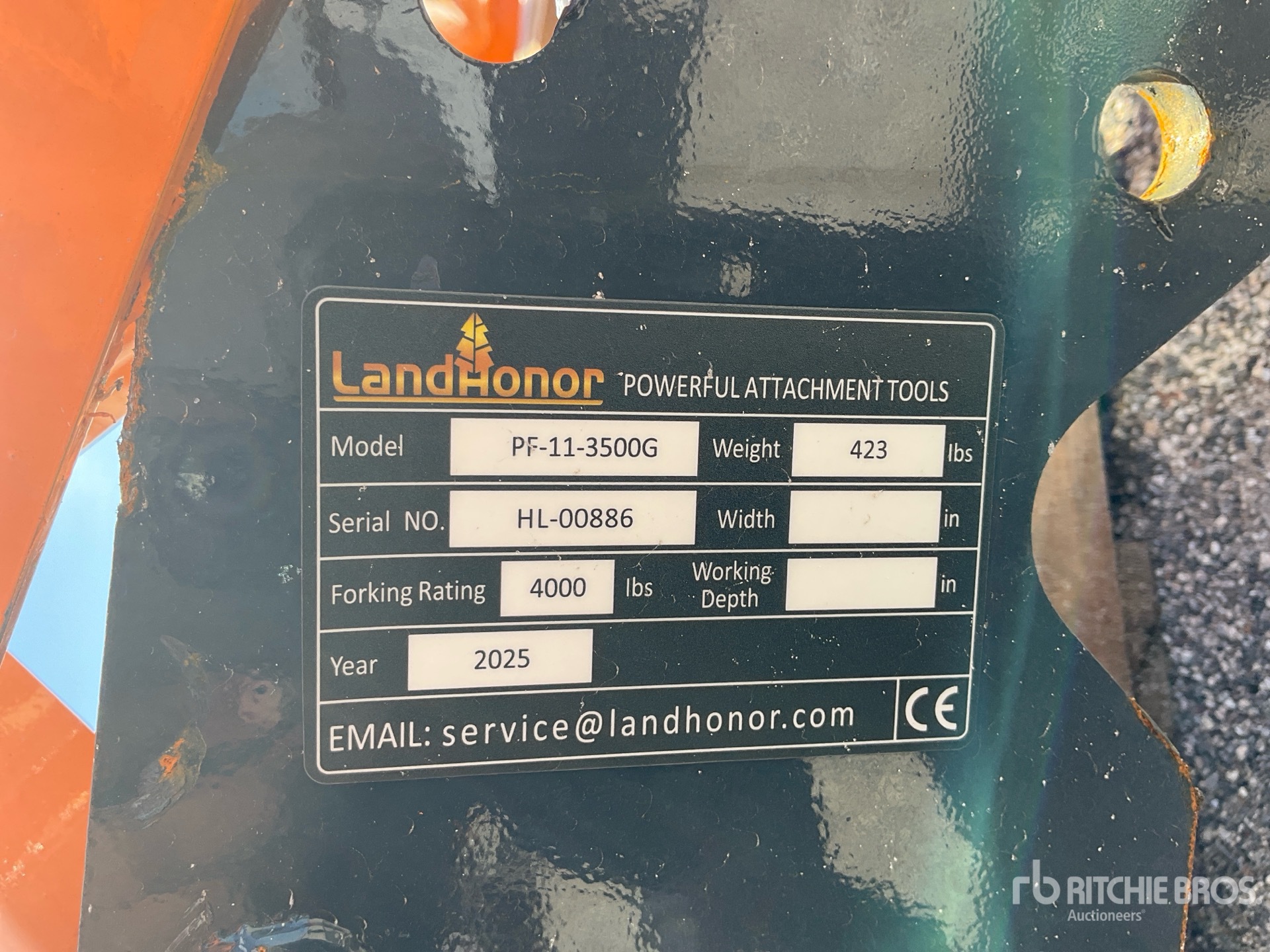Landhonor Skid Steer Forks (Unused)