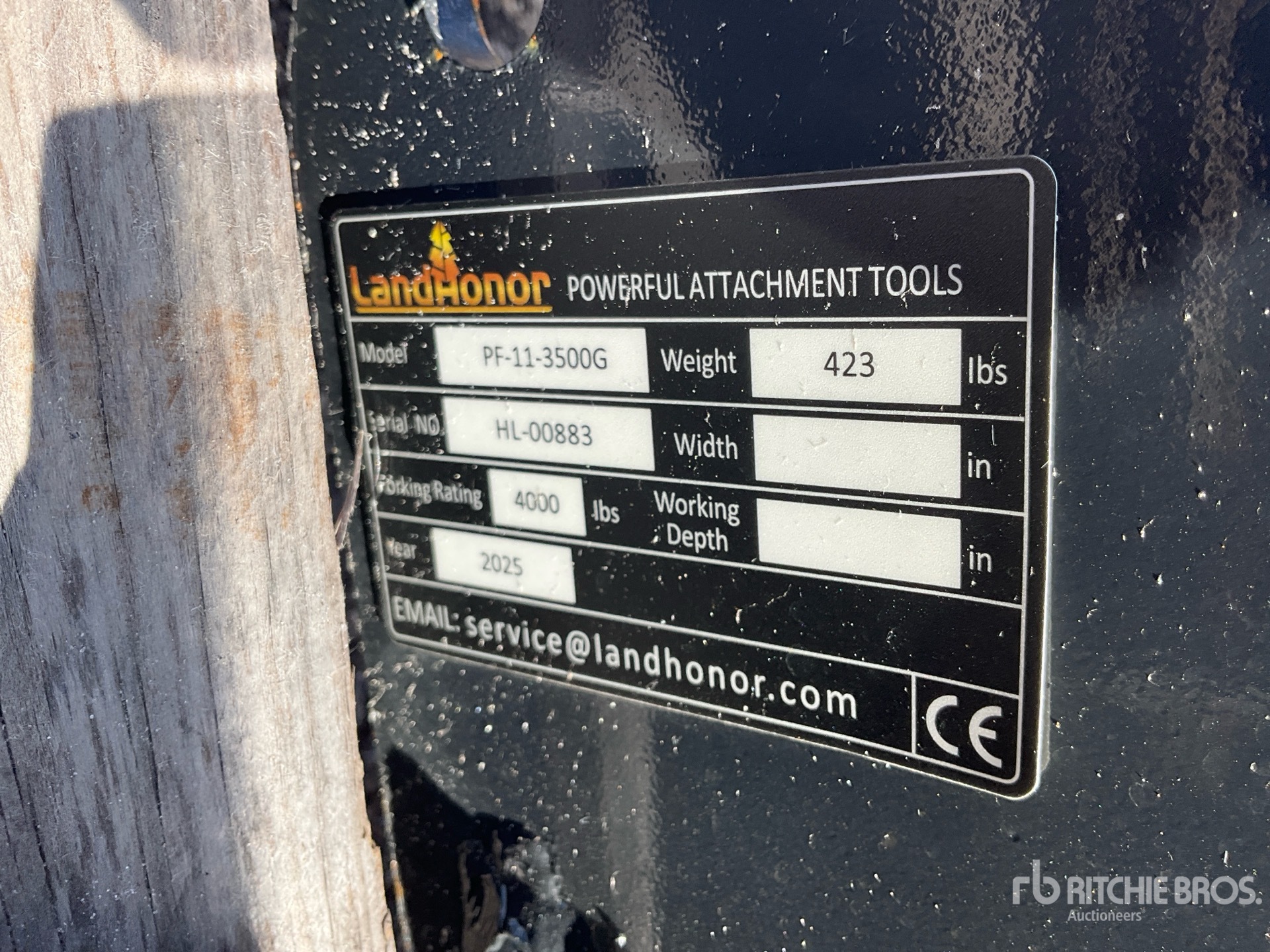 Landhonor Skid Steer Forks (Unused)