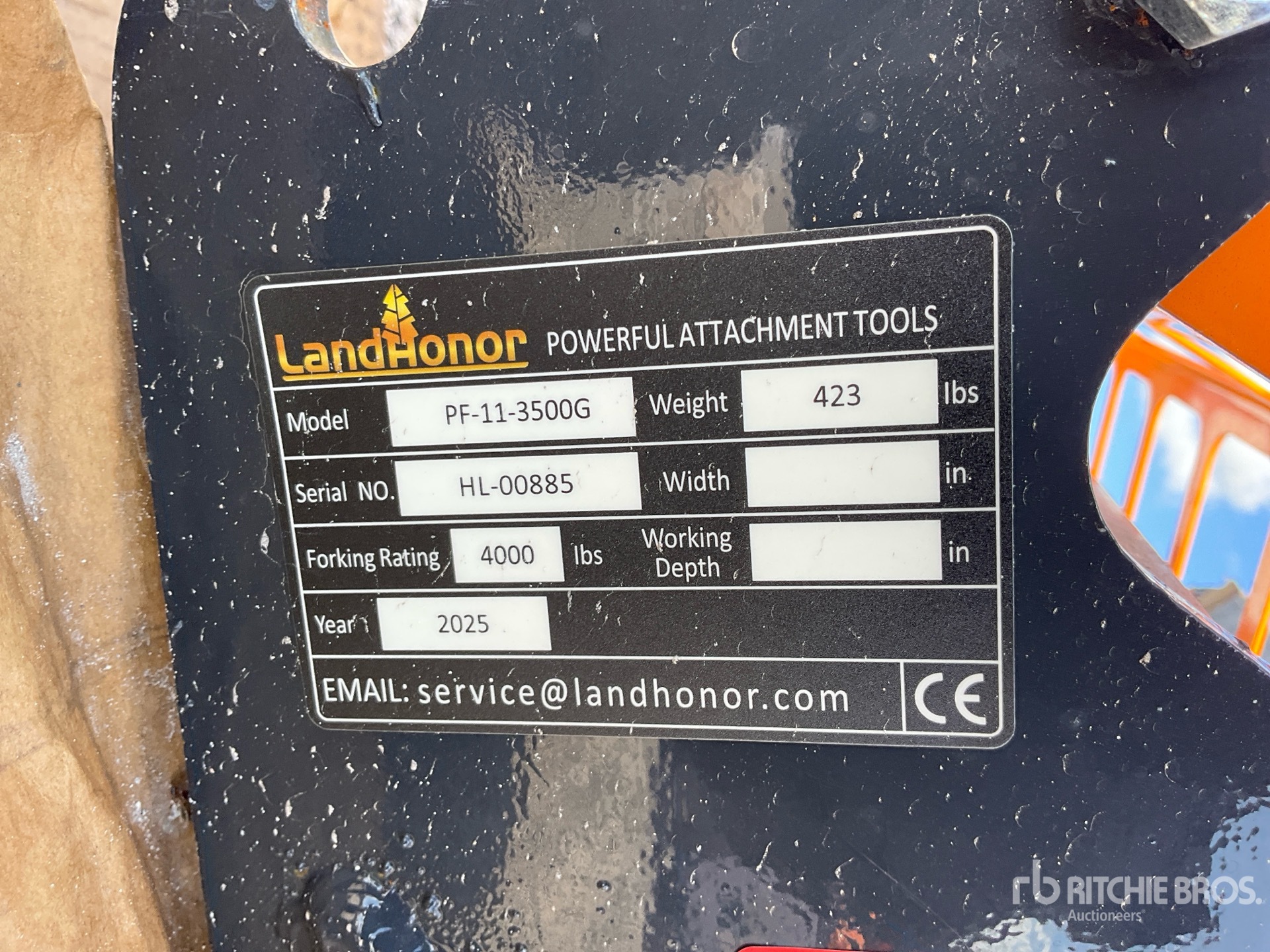 Landhonor Skid Steer Forks (Unused)
