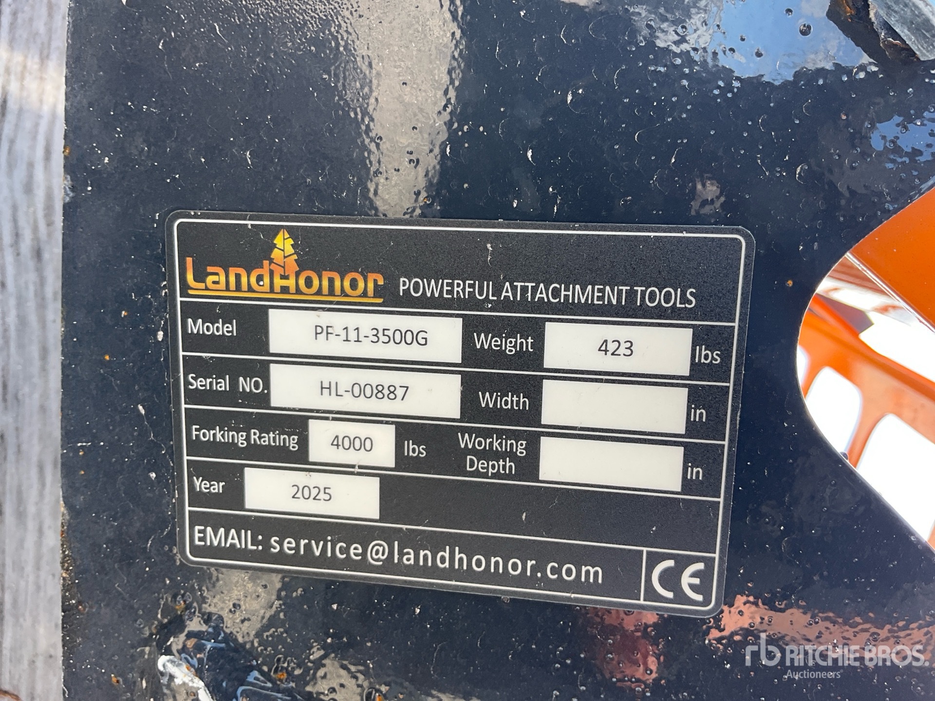Landhonor Skid Steer Forks (Unused)