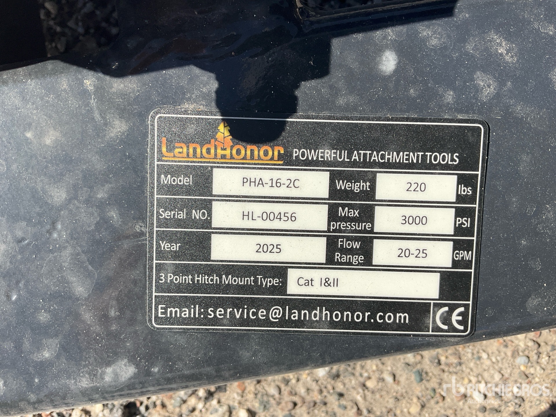 Landhonor Skid Steer 3-Point Adapter (Unused)
