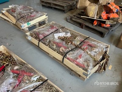 Quantity of Landhonor 9200lb Ratchet Binders & G70 Chains Varios, tienda, almacen, consumidor (Unused)