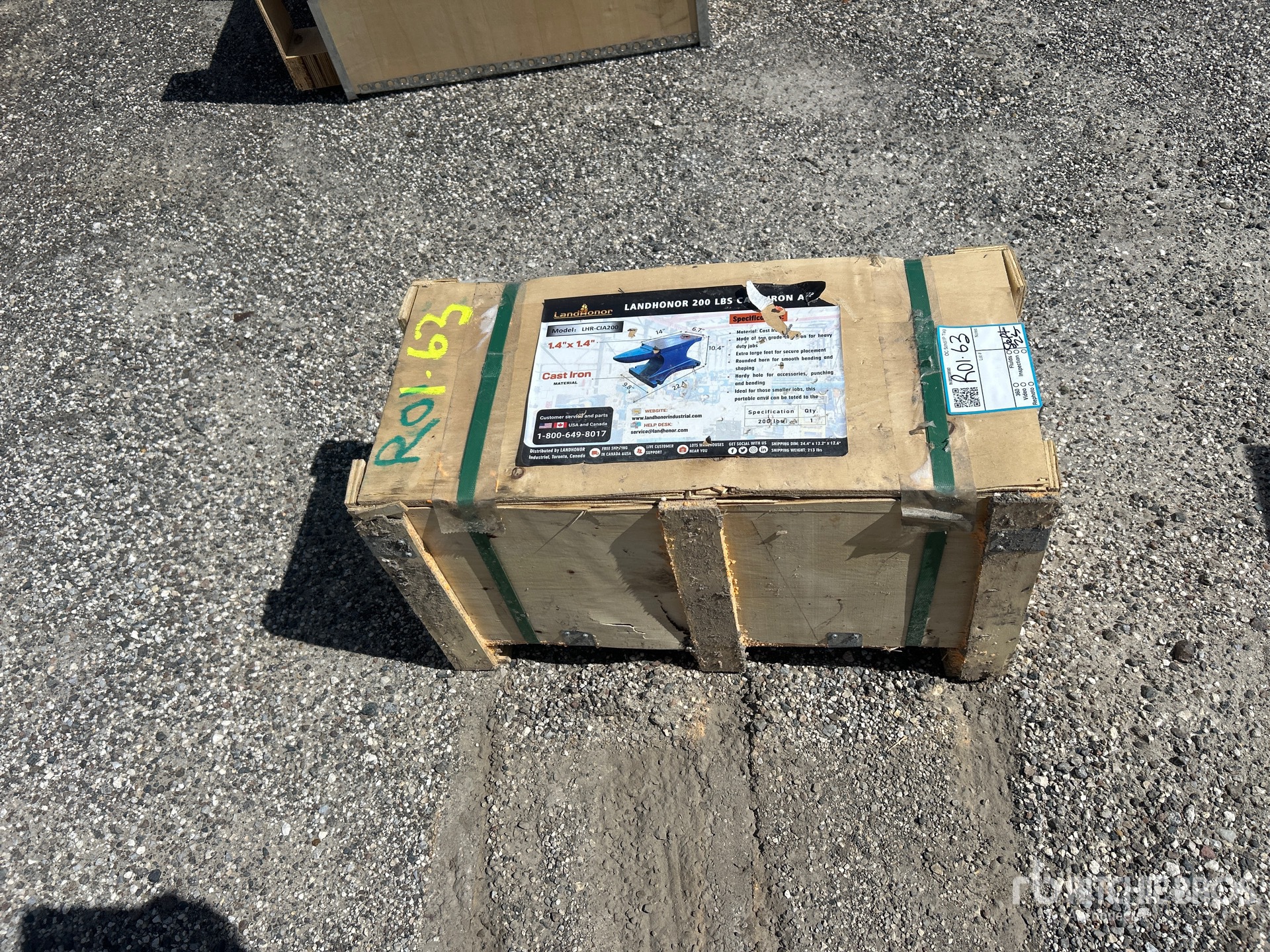 Landhonor 200 lbs Cast Iron Anvil (Unused)