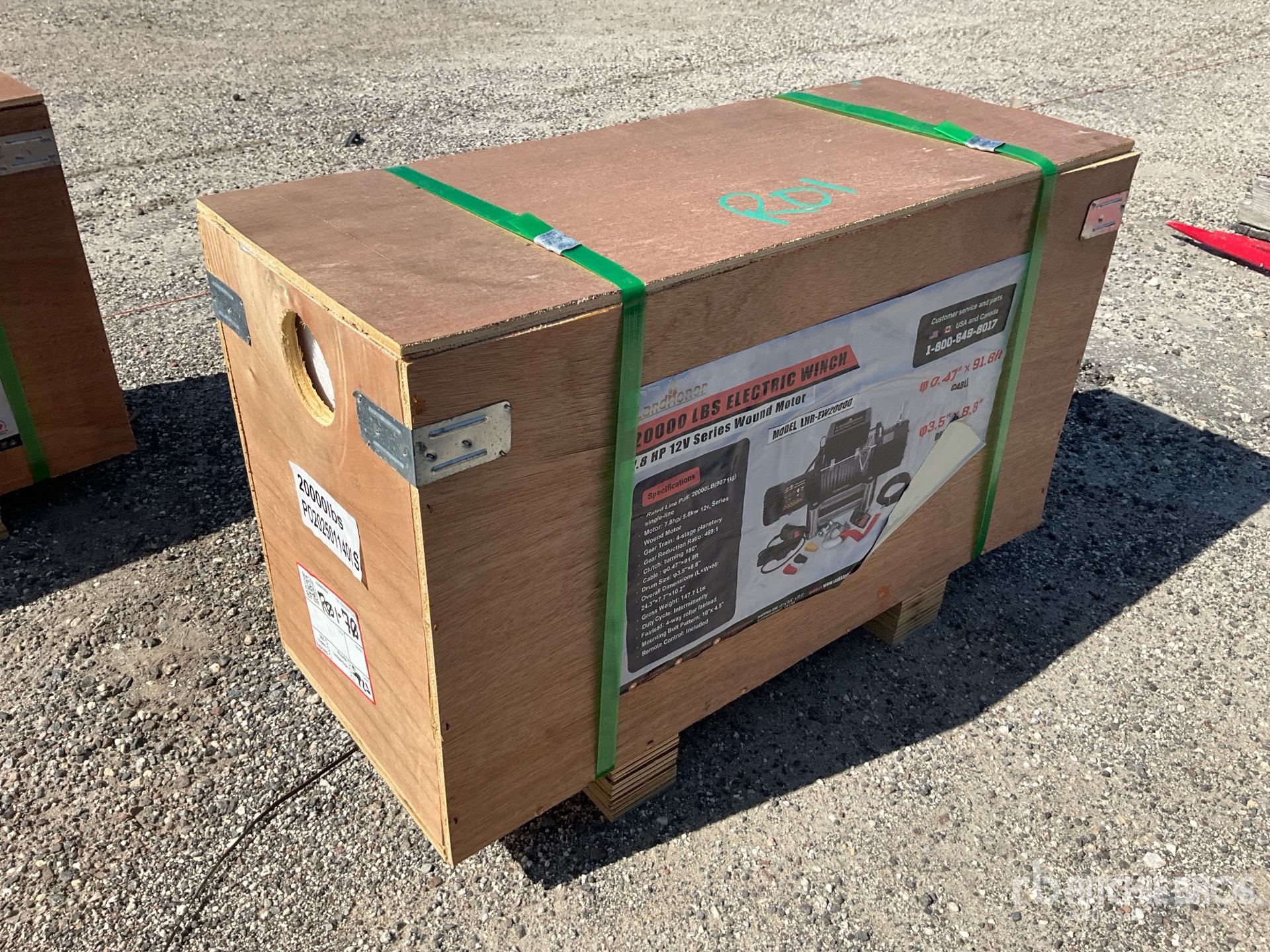 Landhonor 20000 Lbs Electric Winch (Unused)