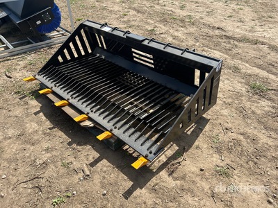 2025 GIYI GY-RB66C 66 in Skeleton Skid Steer Bucket (Unused)