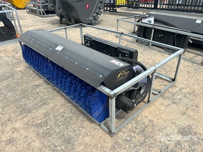 2025 ARTEER ASSB-72W 72 in Angle Skid Steer Broom (Unused)