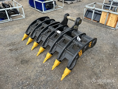 2025 ARTEER ART-RFC320 65 in Excavator Rake - Fits CAT 320 (Unused)