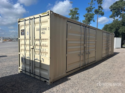 2025 40 ft High Cube Multi-Door Storage Container