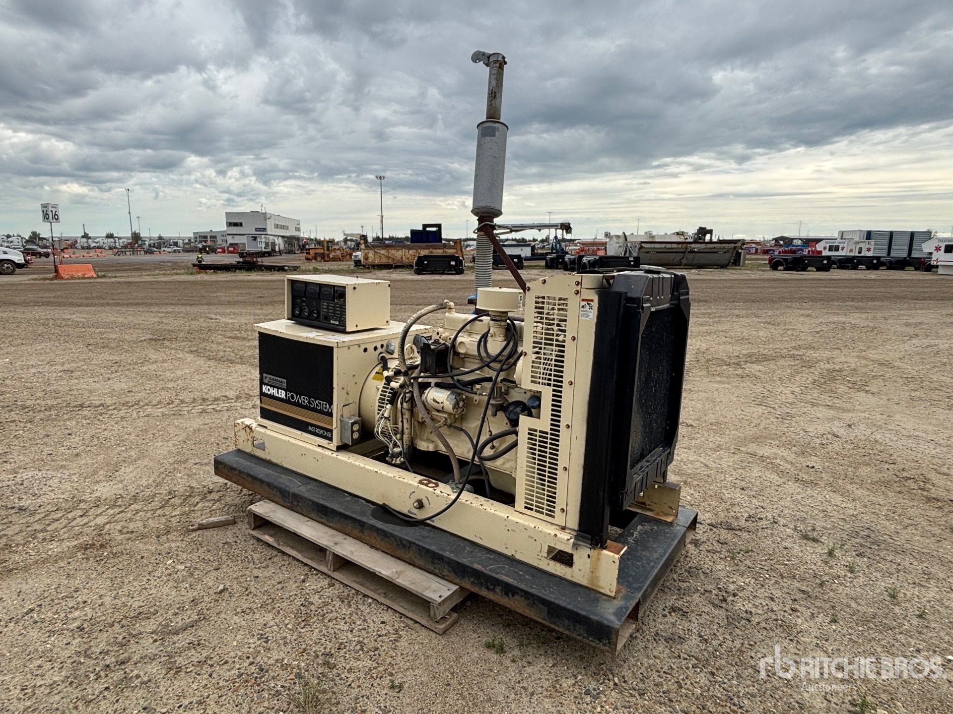 Kohler 20R0ZJ81 25 kW Skid-Mounted Generator Set