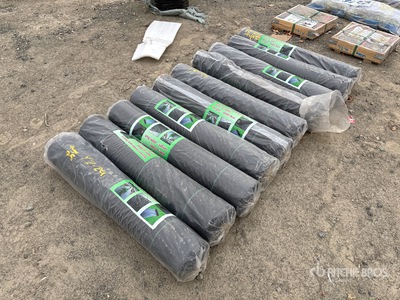 Quantity of (10) Woven Landscape Fabric 6 ft x 300 ft (Unused)