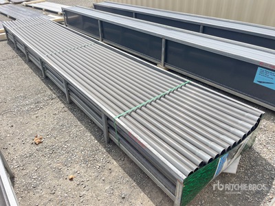 Quantity of (75) 20 ft x 2.48 in Grey UPVC Rigid Non-Metallic Conduit Varios otros (Unused)
