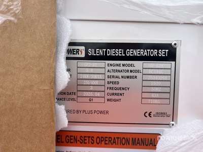 2025 Plus Power GF2-30 Generator set (Unused)
