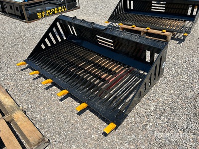 RB66 66 in Rock Skid Steer Bucket (Unused)