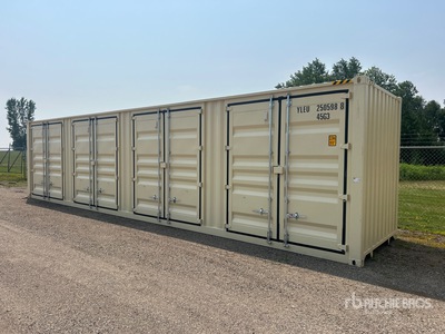 2025 40 ft High Cube Multi-Door Storage Container