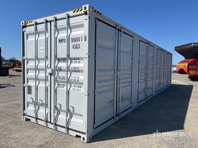 2025 40 ft High Cube Multi-Door Storage Container