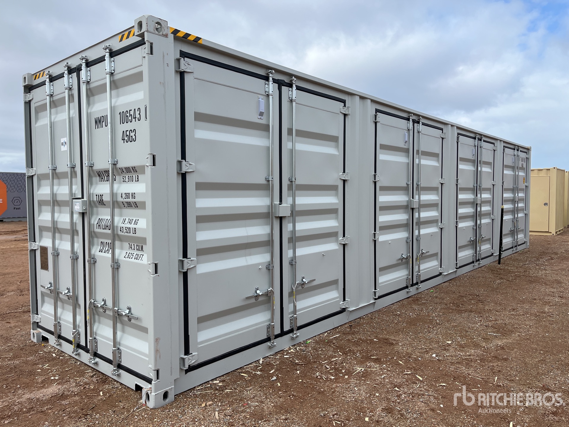2025 40 ft High Cube Multi-Door Storage Container (Unused)