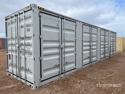 2025 40 ft High Cube Multi-Door Storage Container (Unused)