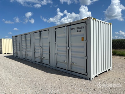 2025 40 ft High Cube Multi-Door Contenedor de almacenamiento