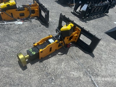 2025 GIYI GY-D680 Skid Steer Post Driver (Unused)