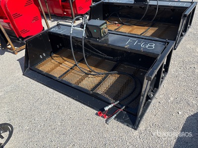 2025 GIYI GY-VB59 74 in Skid Steer Screening Bucket (Unused)
