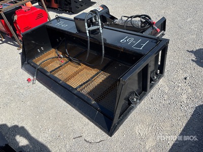 2025 GIYI GY-VB59 Skid Steer Screening Bucket (Unused)