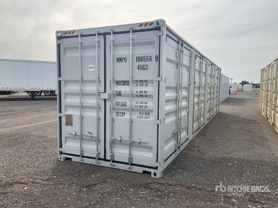 2025 40 ft High Cube Multi-Door Container per stoccaggio (Unused)