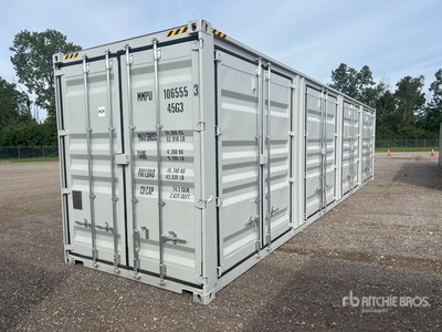2025 40 ft High Cube Multi-Door Container per stoccaggio